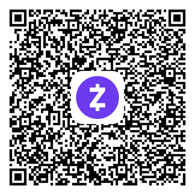 QR code: Zcash address